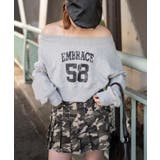 オフショルショートスウェット | WEGO【WOMEN】 | 詳細画像15