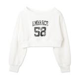オフショルショートスウェット | WEGO【WOMEN】 | 詳細画像18