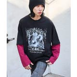 フェイクレイヤードグラフィックT(LS) | WEGO【MEN】 | 詳細画像14 