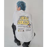 ホワイト | 別注BENDAVISグラフィックT(LS) | WEGO【MEN】