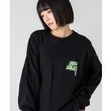 ブラック | 別注BENDAVISグラフィックT(LS) | WEGO【MEN】