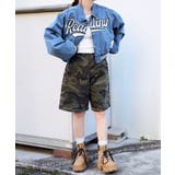 スタジアムロゴデニムショートスタジャン | WEGO【WOMEN】 | 詳細画像2