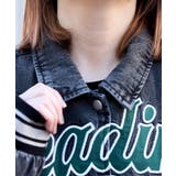 スタジアムロゴデニムショートスタジャン | WEGO【WOMEN】 | 詳細画像6