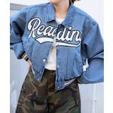 スタジアムロゴデニムショートスタジャン | WEGO【WOMEN】 | 詳細画像7