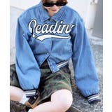 スタジアムロゴデニムショートスタジャン | WEGO【WOMEN】 | 詳細画像8