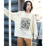 グラフィックダメージニットプルオーバー | WEGO【MEN】 | 詳細画像6