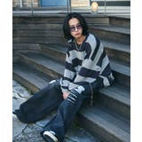 ボーダーダメージニットプルオーバー | WEGO【MEN】 | 詳細画像3