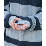 ボーダーダメージニットプルオーバー | WEGO【MEN】 | 詳細画像5