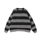 ボーダーダメージニットプルオーバー | WEGO【MEN】 | 詳細画像17