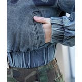 デニムショートバイカーブルゾン | WEGO【WOMEN】 | 詳細画像6