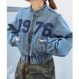 デニムショートバイカーブルゾン | WEGO【WOMEN】 | 詳細画像9