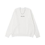 アクセ付きワンポイントニットプルオーバー | WEGO【MEN】 | 詳細画像3