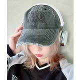 トライバルロゴダメージピグメントキャップ | WEGO【MEN】 | 詳細画像4 