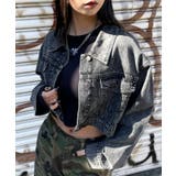 ブラックその他 | ヴィンテージウォッシュショートデニムジャケット | WEGO【WOMEN】
