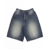 デニム中濃色 | ヴィンテージウォッシュデニムハーフパンツ | WEGO【WOMEN】