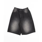 ブラック | ヴィンテージウォッシュデニムハーフパンツ | WEGO【WOMEN】