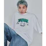 ホワイト | 別注VISIONゴーストスケーターグラフィックT(SS) | WEGO【MEN】
