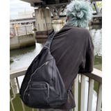 ブラック | ポケットデザインワンショルダー | WEGO【MEN】