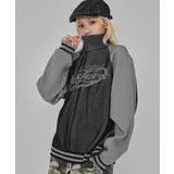 ブラック | ラグラングラフィックニットブルゾン | WEGO【MEN】