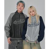 ラグラングラフィックニットブルゾン | WEGO【MEN】 | 詳細画像2