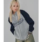ラグラングラフィックニットブルゾン | WEGO【MEN】 | 詳細画像3