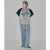ラグラングラフィックニットブルゾン | WEGO【MEN】 | 詳細画像6
