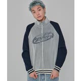 ラグラングラフィックニットブルゾン | WEGO【MEN】 | 詳細画像14