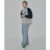 ラグラングラフィックニットブルゾン | WEGO【MEN】 | 詳細画像18