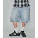 デニム淡色 | スーパーバギーデニムショーツ | WEGO【MEN】