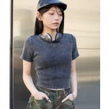 ヴィンテージウォッシュワンポイントリブT | WEGO【WOMEN】 | 詳細画像11