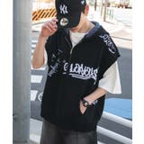 ブラック | ジャガードノースリジップパーカー | WEGO【MEN】