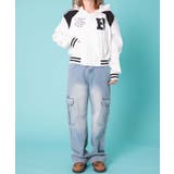 イニシャルロゴフードスタジャン | WEGO【WOMEN】 | 詳細画像2