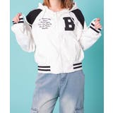 イニシャルロゴフードスタジャン | WEGO【WOMEN】 | 詳細画像4