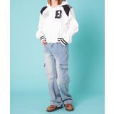 イニシャルロゴフードスタジャン | WEGO【WOMEN】 | 詳細画像6