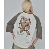 ホワイトアイボリー | 別注BENDAVISグラフィックラグランT(7S) | WEGO【MEN】
