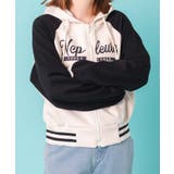 バイカラーロゴラグランジップパーカー | WEGO【WOMEN】 | 詳細画像5