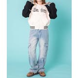 バイカラーロゴラグランジップパーカー | WEGO【WOMEN】 | 詳細画像6