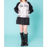 バイカラーロゴラグランジップパーカー | WEGO【WOMEN】 | 詳細画像9