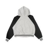 バイカラーロゴラグランジップパーカー | WEGO【WOMEN】 | 詳細画像12