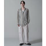 ストライプメッシュBIGシャツ(LS) | WEGO【MEN】 | 詳細画像2