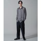 ストライプメッシュBIGシャツ(LS) | WEGO【MEN】 | 詳細画像3