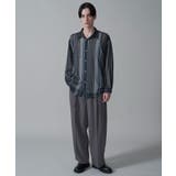 ストライプメッシュBIGシャツ(LS) | WEGO【MEN】 | 詳細画像4