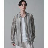 ストライプメッシュBIGシャツ(LS) | WEGO【MEN】 | 詳細画像10