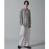 ストライプメッシュBIGシャツ(LS) | WEGO【MEN】 | 詳細画像12