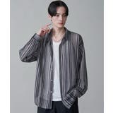 ストライプメッシュBIGシャツ(LS) | WEGO【MEN】 | 詳細画像16