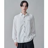 ホワイト | アムンゼンワンポイントBIGシャツ(LS) | WEGO【MEN】