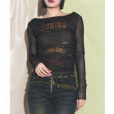 バイカラーシアーデザイントップス | WEGO【WOMEN】 | 詳細画像1