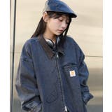 ブラックその他 | ワーカーズWジップデニムブルゾン | WEGO【WOMEN】
