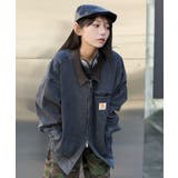 ワーカーズWジップデニムブルゾン | WEGO【WOMEN】 | 詳細画像17