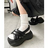 パテッドクロス厚底サンダル | WEGO【WOMEN】 | 詳細画像11